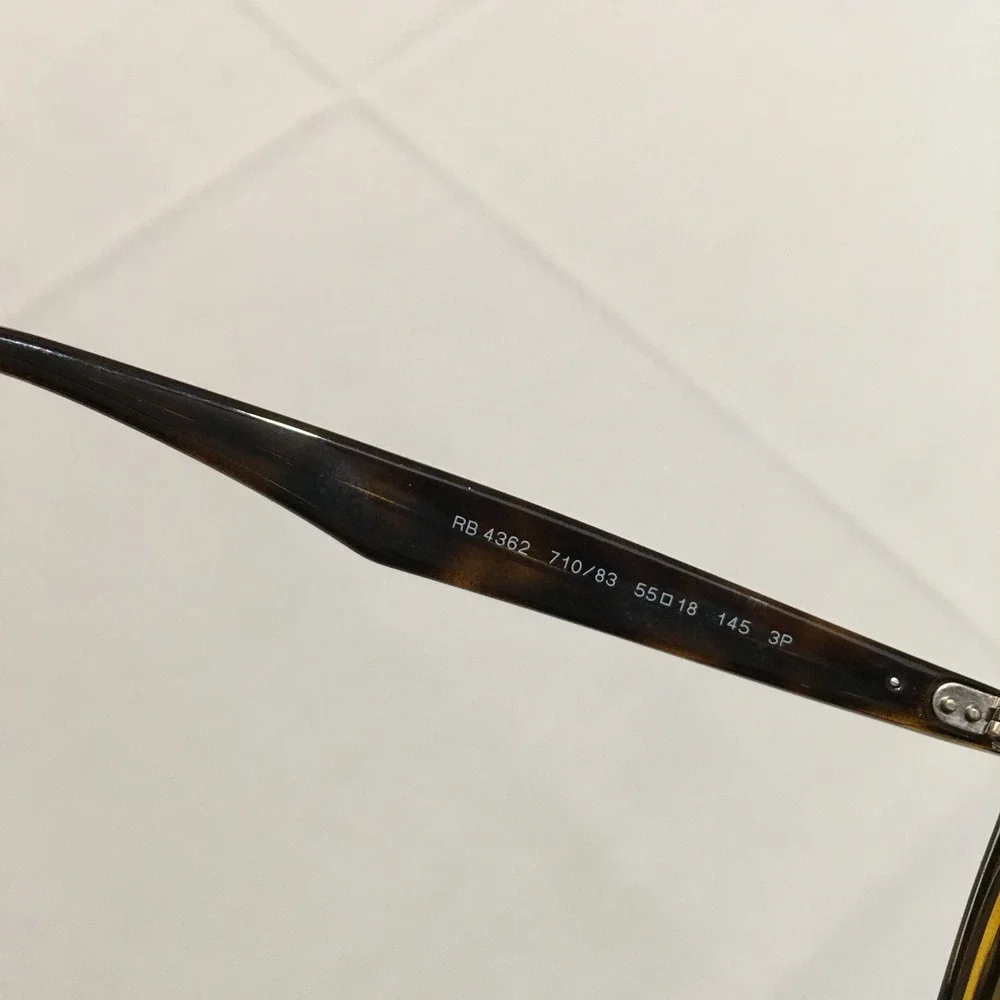 Ray-Ban 4362 Sunglasses 710/83 Havana Polar Brown Polarized Italy
